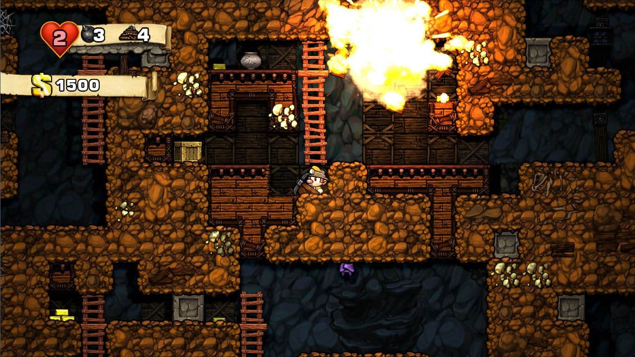 Captura 1 de Spelunky