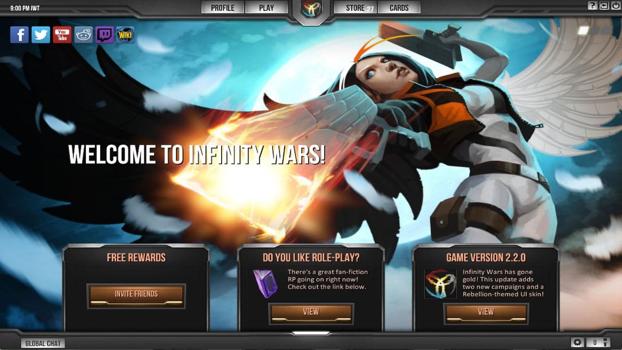 Captura 2 de Infinity Wars: Animated Trading Card Game