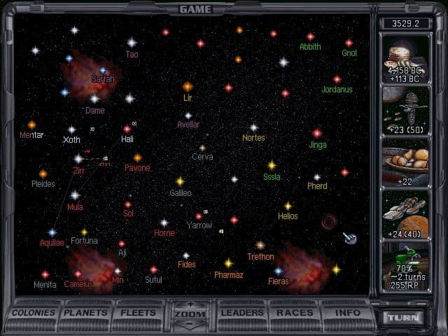 Captura 1 de Master of Orion 2