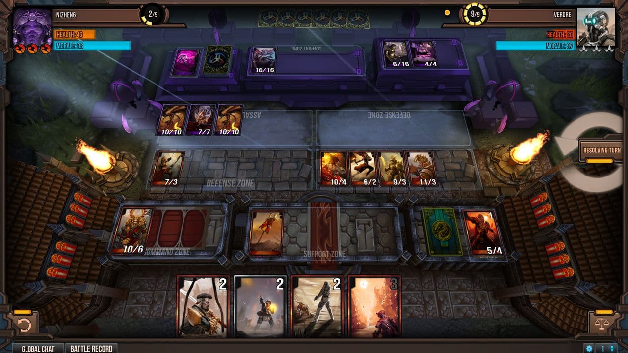 Captura 3 de Infinity Wars: Animated Trading Card Game