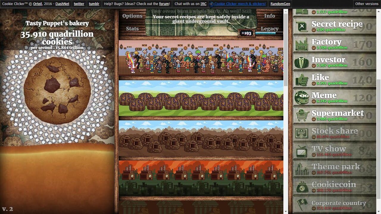 Captura 1 de Cookie Clicker