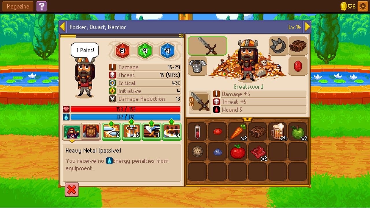 Captura 3 de Knights of Pen and Paper 2