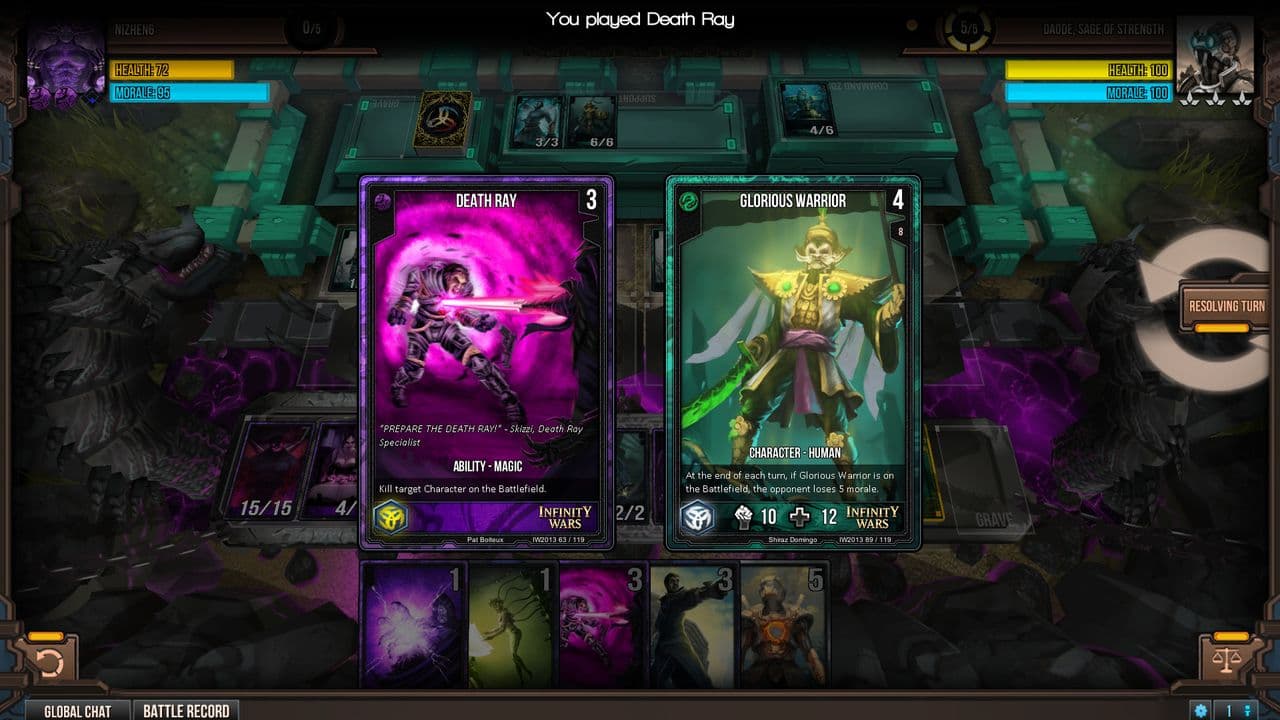Captura 4 de Infinity Wars: Animated Trading Card Game